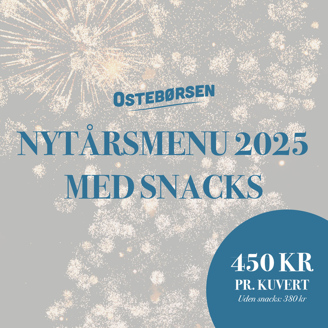 Nytårsmenu 31. dec. 2025 - Med Snacks